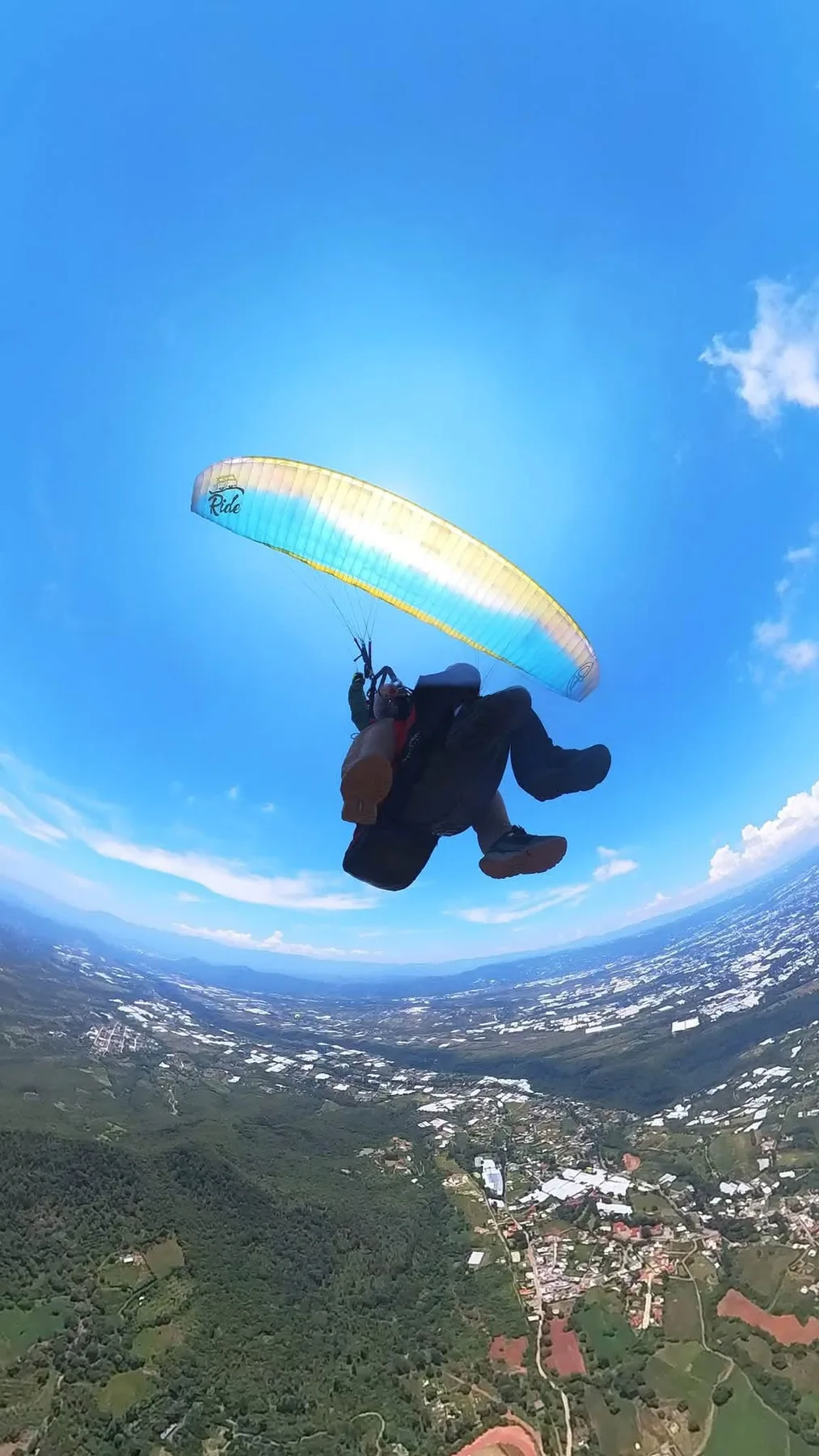 Vuelo tándem en parapente sobre Tenancingo